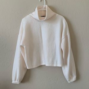 Forever 21 cream turtleneck sweater